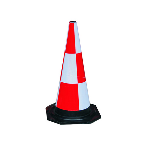 70cm 2.5kg Rubber Cone with Square Looking Reflector
