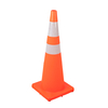 90cm 4.1kg All Orange PVC Cone